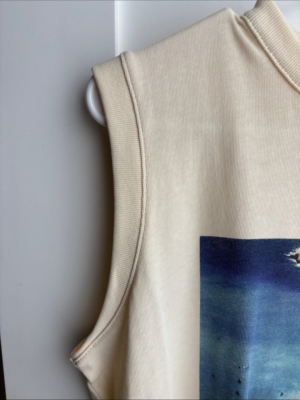 *NWT* Madewell Cream Crewneck Beach Tank (Size S) - Picture 3 of 6